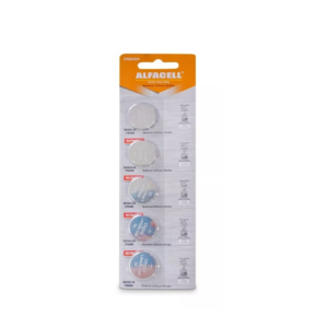 Bateria Alfacell CR2032 com 5 unidades