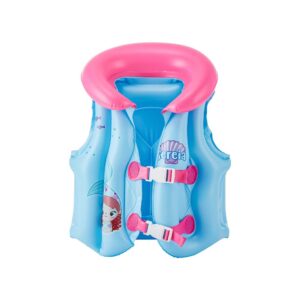 Colete inflável infantil menina sereira Dm Toys