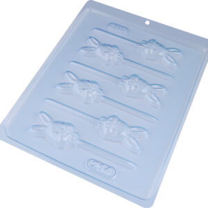 Kit com 10 Formas de pirulito coelho Bwb cód.214