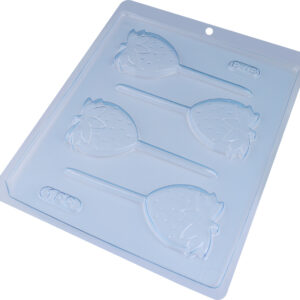 Kit com 10 Formas de pirulito morango Bwb cód.156