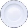 Prato esmaltado branco - 24720 (1)