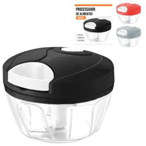 Processador de alimentos manual Onyx/Livon 500ml, 3 laminas