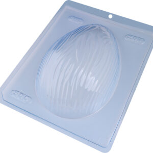 Kit com 10 Formas ovo de páscoa riscado comum Bwb 500g cód.203