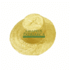 Chapeu palha boneca oval - 28386 (2)