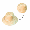 Chapeu palha boneca quadrada - 22320 (2)