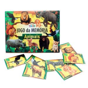 Jogo da memória de animais Mini Toys
