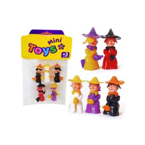 Mini bruxinhas Halloween Mini Toys com 5 unidades