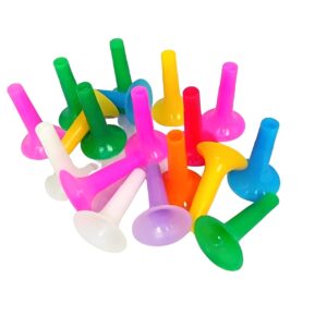 Mini Corneta colorida Mini Toys com 25 unidades