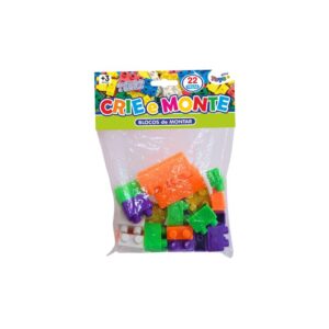 Bloco de monta – Crie e monte Mini Toys com 22 peças