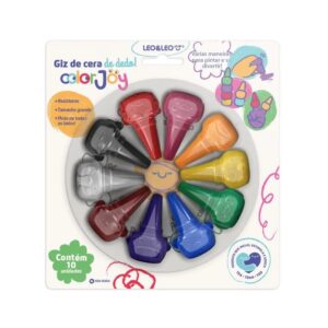 Giz de cera que encaixa no dedo color joy Leo&Leo