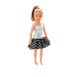 Boneca infantil Cherry Anjo fashion na balada com vestido para menina
