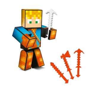 Boneco Lopers 15cm c/ 3 ferramentas Algazarra Gamer Skin Stremears