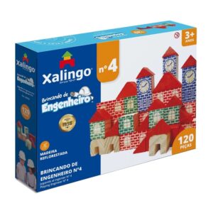 Blocos de montar Brincando de engenheiro Nº4 120 peças Xalingo