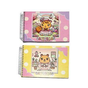 Livro de Colorir Capivara capa dura com 40 folhas