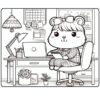Caderno para colorir capivara - 31495 (2)