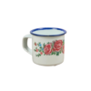 Caneca esmaltada floral 5cm - 18390 (1)