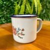 Caneca esmaltada floral 5cm - 18390 (3)