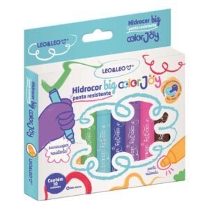 Canetinha hidrográfica hidrocor big color joy Leo&Leo