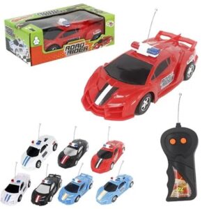 Carro de controle remoto policia 3 funções Wellmix