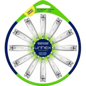 Cortador de unha pequeno Unhex 1001 Merheje com 12 unidades