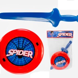 Kit Escudo e Espada Spider Homem-Aranha Mini Toys