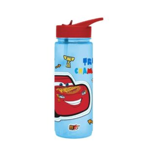 Garrafa de água infantil Carros Relâmpago McQueen 650ml Tuut - Linha Disney