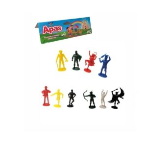 Kit com 10 Mini Boneco super heróis e vilões Apas