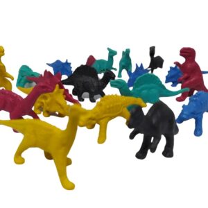 Kit com 10 Mini Dinossauros de plástico Apas