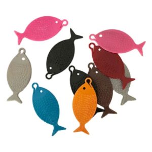 Kit com 10 Peixe para pescaria Mini Toys - festa junina