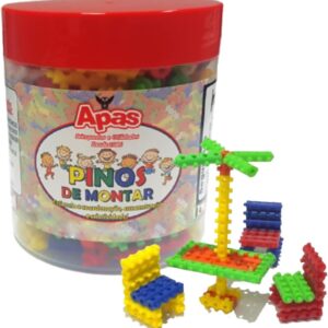 Pinos de montar com 180 peças Apas - Blocos de montar