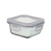 Pote vidro c tampa hermetica quadrado 320ml - 29960 (1)