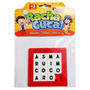 Jogo Racha Cuca letras Mini Toys - Quebra-cabeça