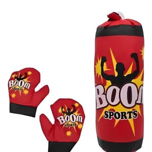 Kit Boxe infantil saco de pancada + par de luvas Wellmix