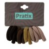 Amarrador para cabelo meia marrom 12x12 - 29348 (1)