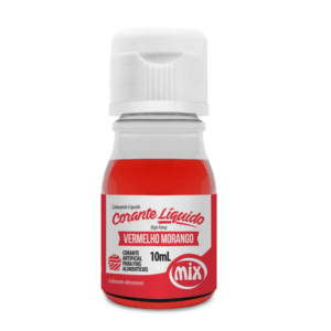 Anelina Corante liquido Mix vermelho morango 10ml