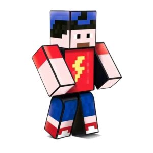 Boneco Mike 35cm articulado Algazarra Gamer Skin Stremears