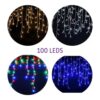 Cascata 100 leds 2,3m branco - 29538 e 29539 e 31500 (2)
