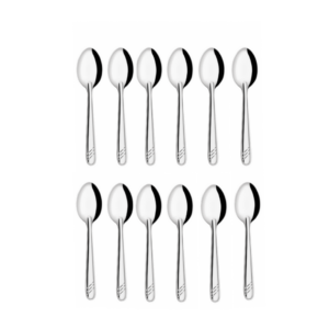 Colher de sopa de mesa inox Simonaggio Moniz com 12 unidades