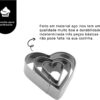 Cortador inox coração - 28845 (1)