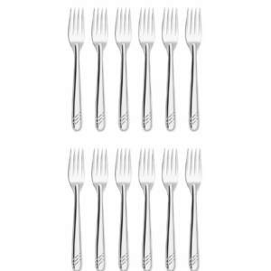 Garfo de mesa inox Simonaggio Moniz com 12 unidades