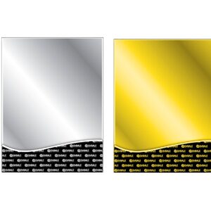 Papel chumbo prata e ouro Embale 43,5x59 com 50 unidades