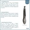 Pegador multiuso inox 34cm - 31600 (2)