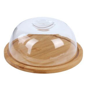 Porta queijo de bambu com tampa 19cm Tuut