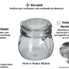 Pote hermetico com vedação 500ml - 31611 (3)