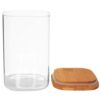 Pote vidro quadrado hermetico 280ml tp bambu - 30989 (3)