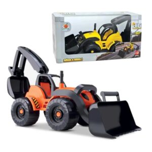 Trator infantil big constructor Orange