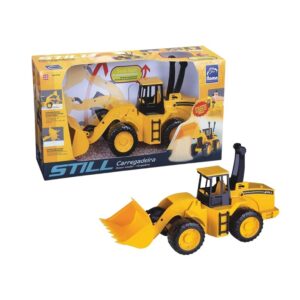 Trator Carregadeira still 42cm infantil Roma brinquedo