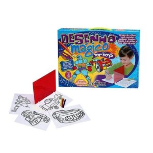 Desenho Magico para meninos com reflexo Carisma brinquedo