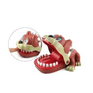 Jogo dogão maluco que morde pega-pega que aperta os dentes Dm Toys