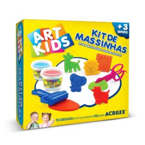 Kit Massinha de modelar nº7 com acessórios 300g Acrilex